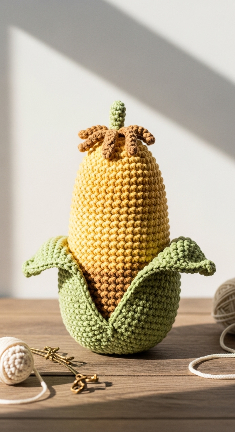 Corn Plush – Free Crochet Pattern