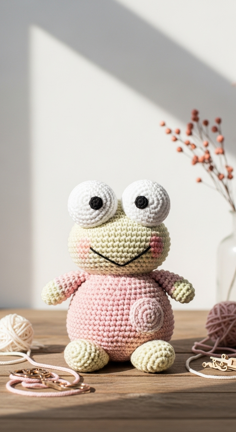 Keroppi Plush – Crochet Pattern