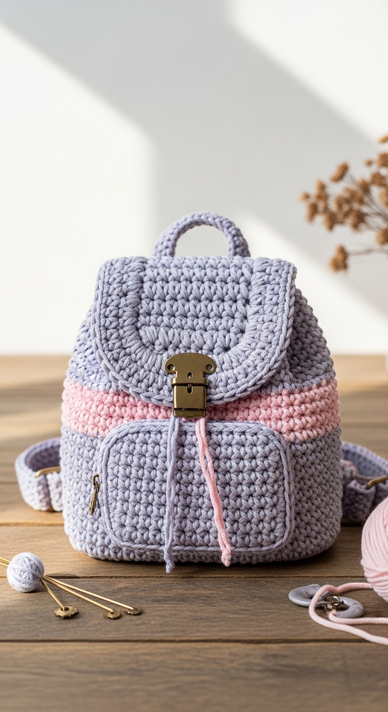 Mini Backpack – Free Crochet Pattern