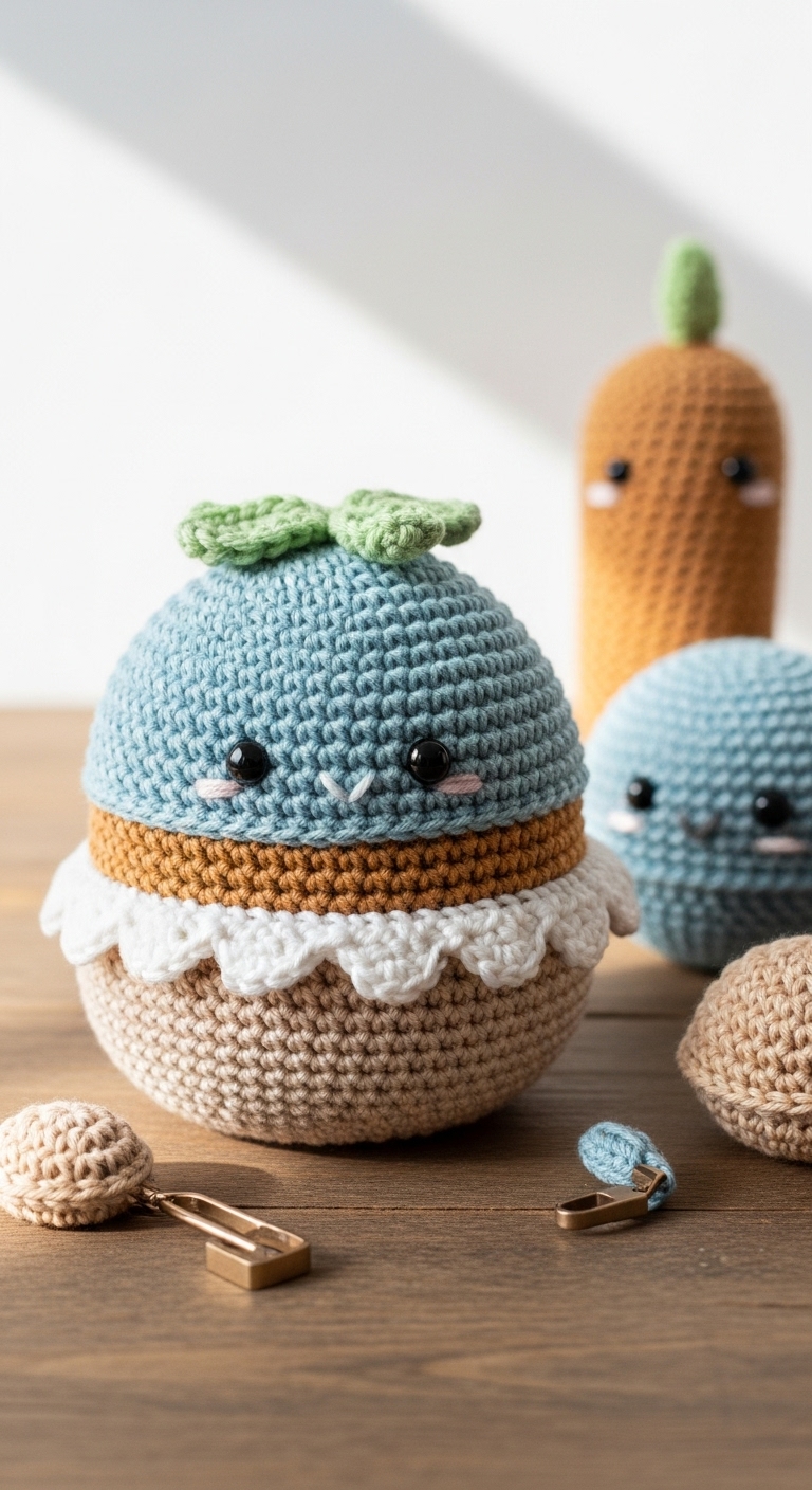 Free No-Sew Food Amigurumi Crochet Patterns
