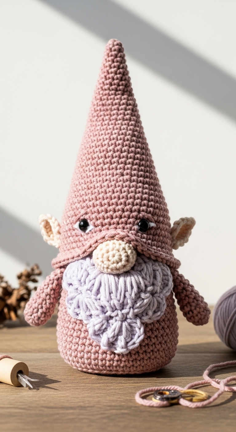 adorable crochet elf gnome for christmas free pattern