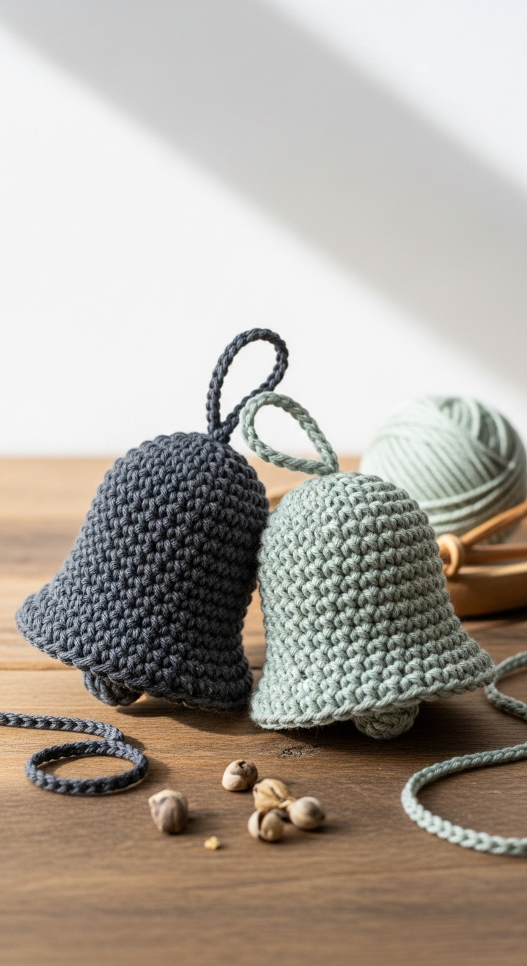 crochet bell ornaments free pattern