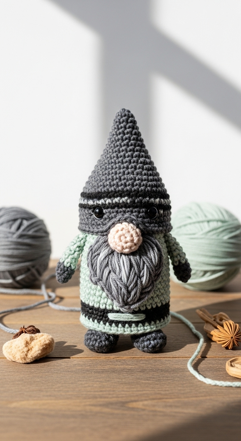 crayon gnome free crochet pattern
