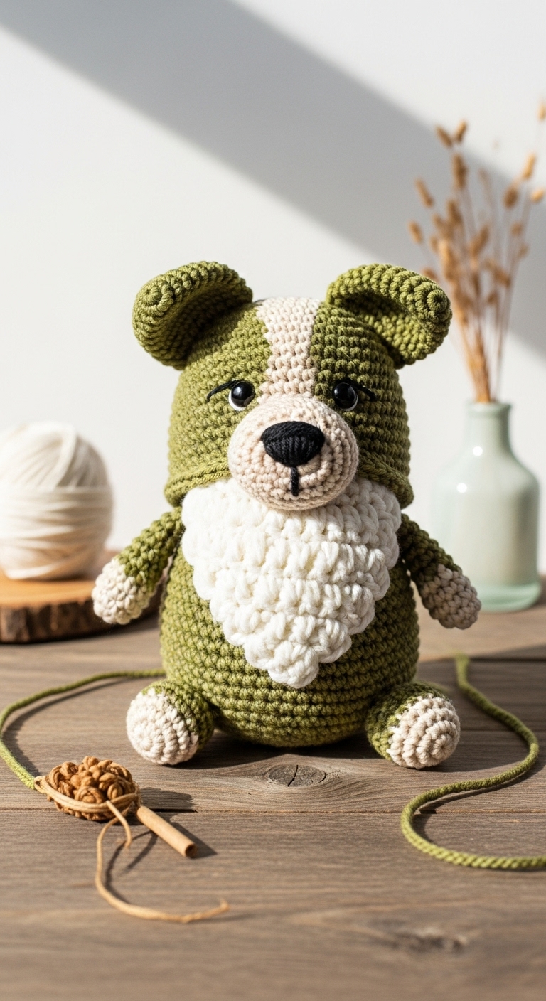 crochet dog gnome free pattern