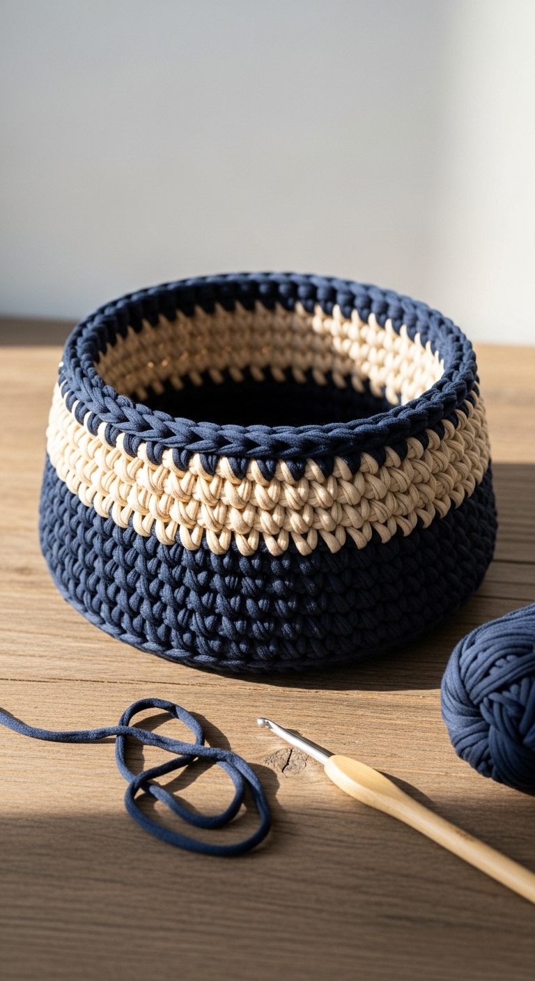 crochet gaia basket