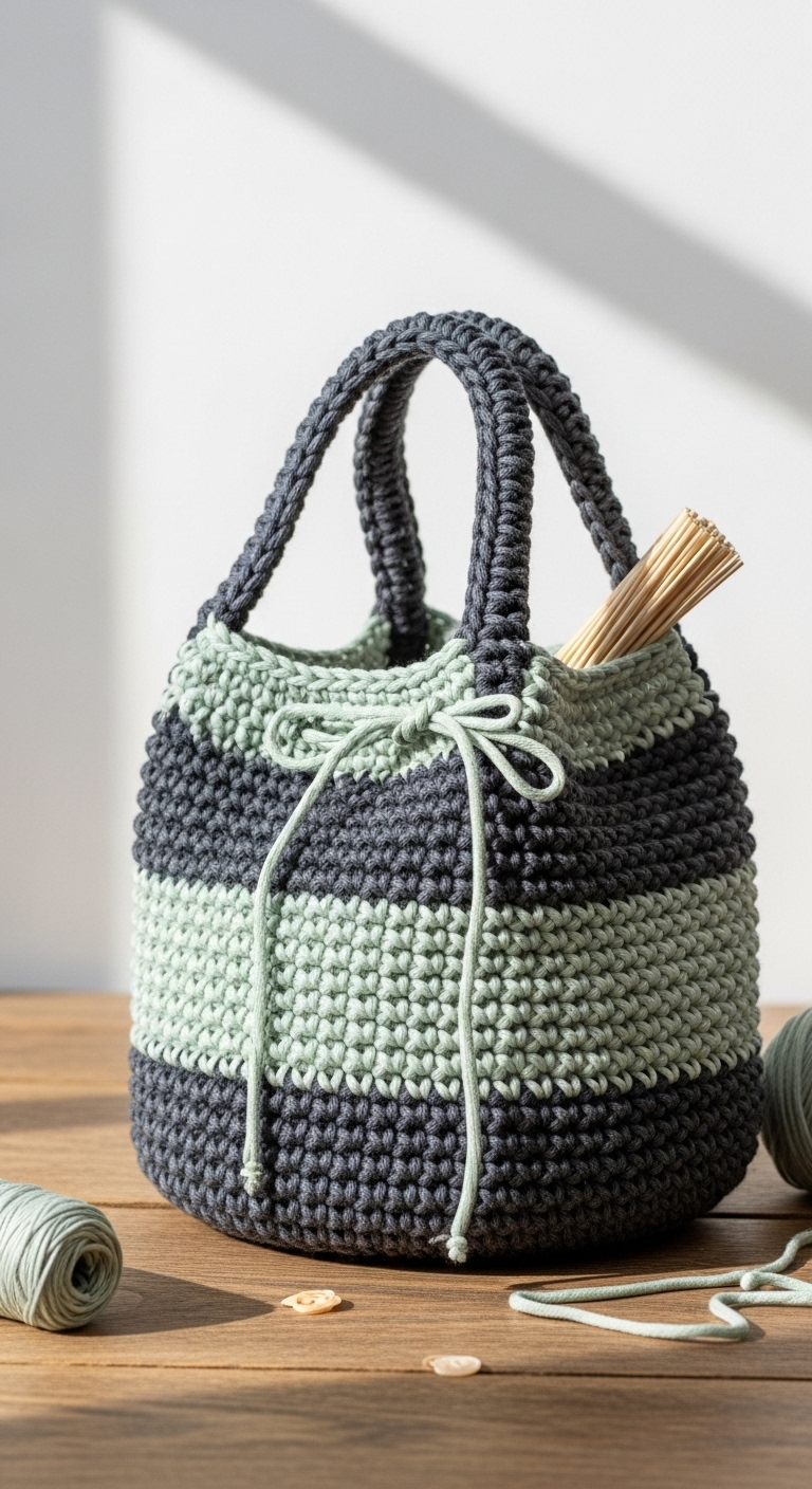 crochet gift bag free pattern