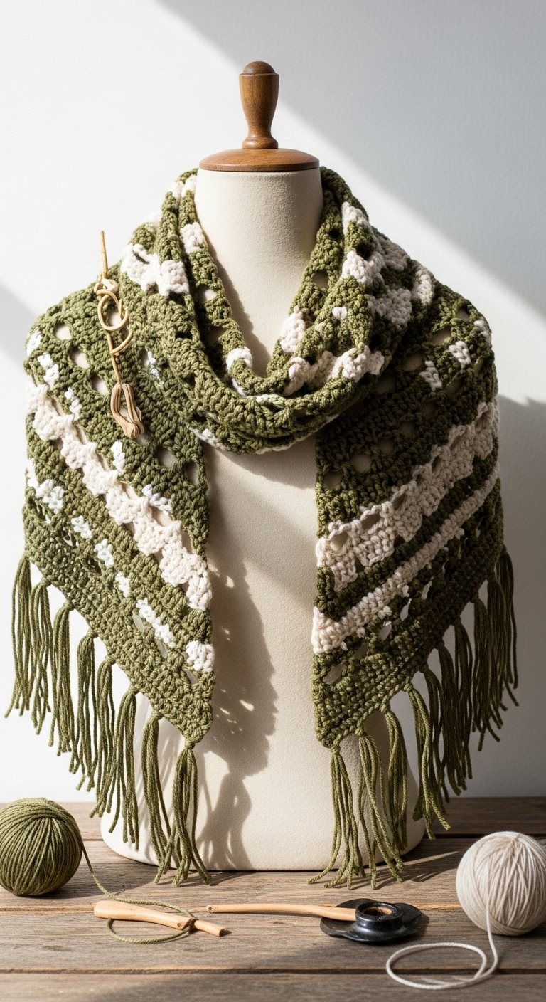 midnight sky free crochet shawl pattern