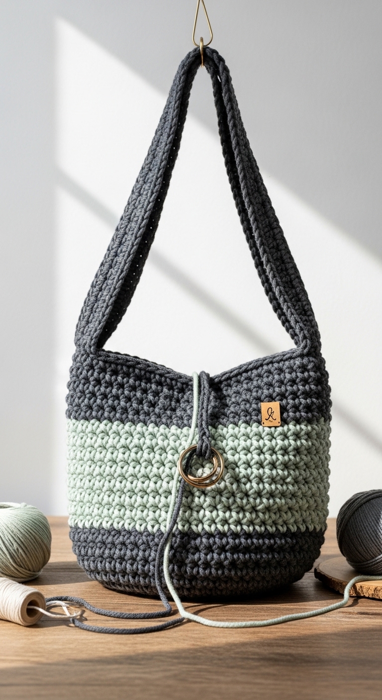 crochet shoulder bag free pattern