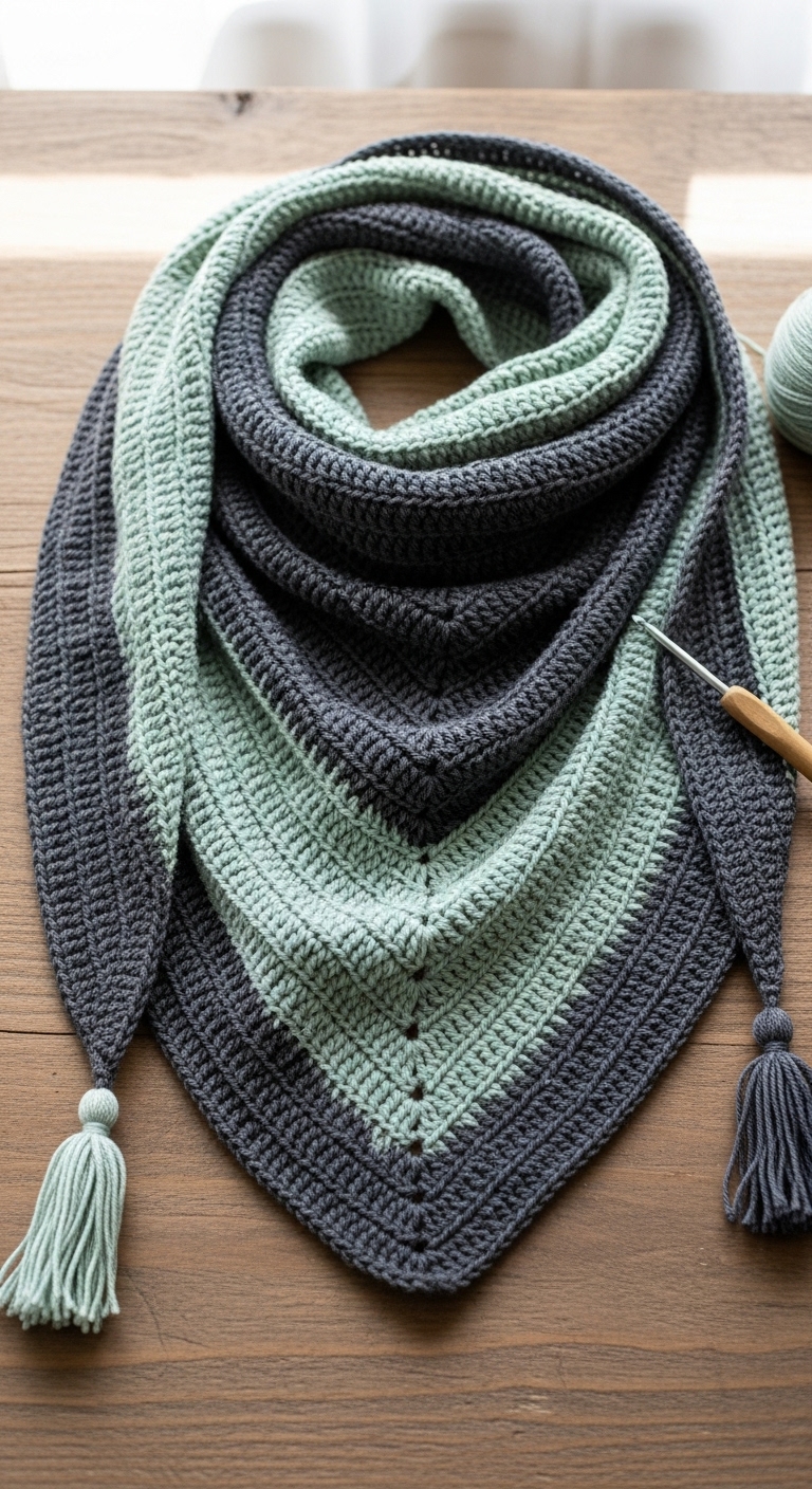 warlock triangle shawl